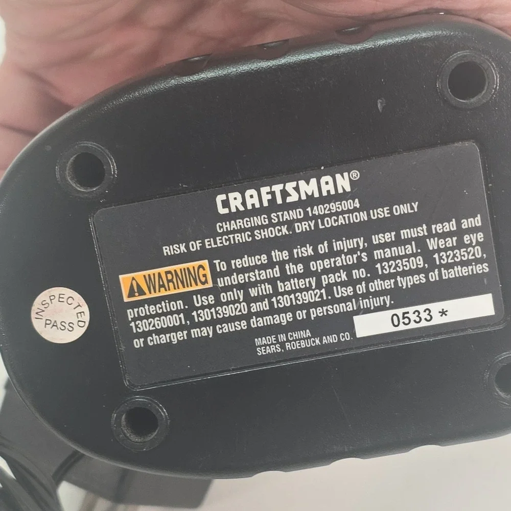 RARE Original OEM 18V Craftsman Battery Charging Stand Dock 140295004